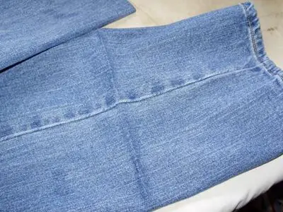 Ourlets de jeans - étape n°1
